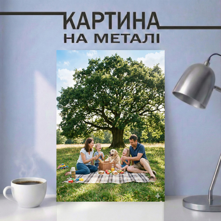 Картина на металі з вашим фото