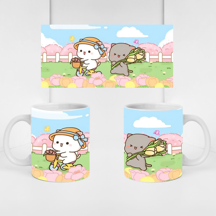 Кружка Peach&Gomo Гармонія квітів