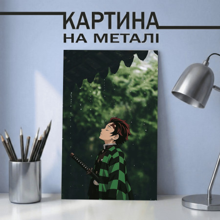Аниме картина на металле Тандзиро Камадо