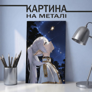 Аніме картина на металі Фрірен (Frieren)