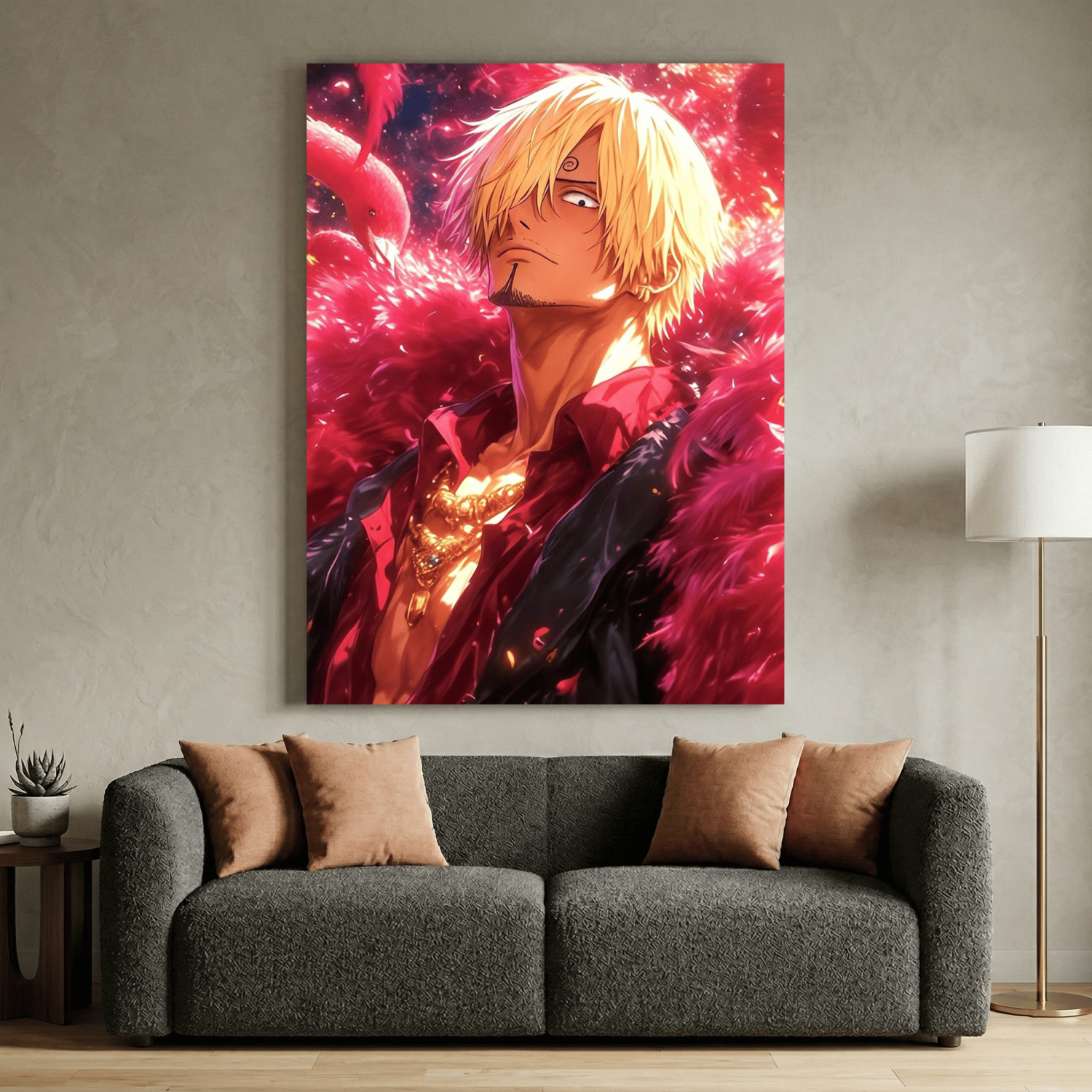 Аніме картина на металі з Санджи Вінсмок (Sanji Vinsmoke)