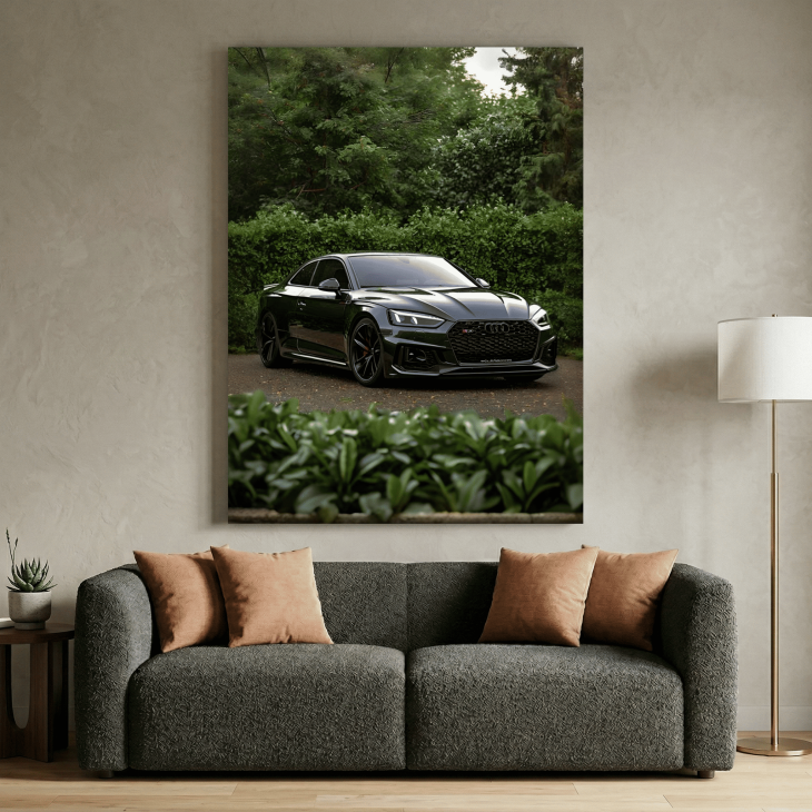 Картина на металі з автомобілем Audi