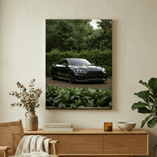 Картина на металі з автомобілем Audi