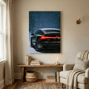 Картина на металі з автомобілем Ауді (Audi)