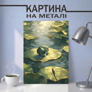 Аніме картина на металі з покемоном Бульбазавр