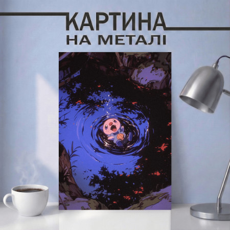 Аниме картина на металле с покемоном Ошавот