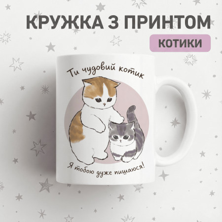 Кружка Ты замечательный котик