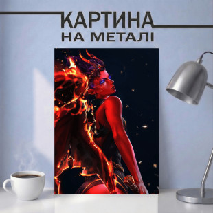 Картина на металі з Queen of Pain