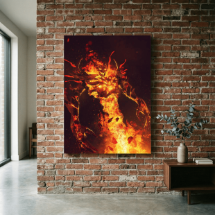 Картина на металі з Shadow Fiend