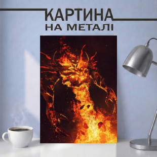 Картина на металі з Shadow Fiend