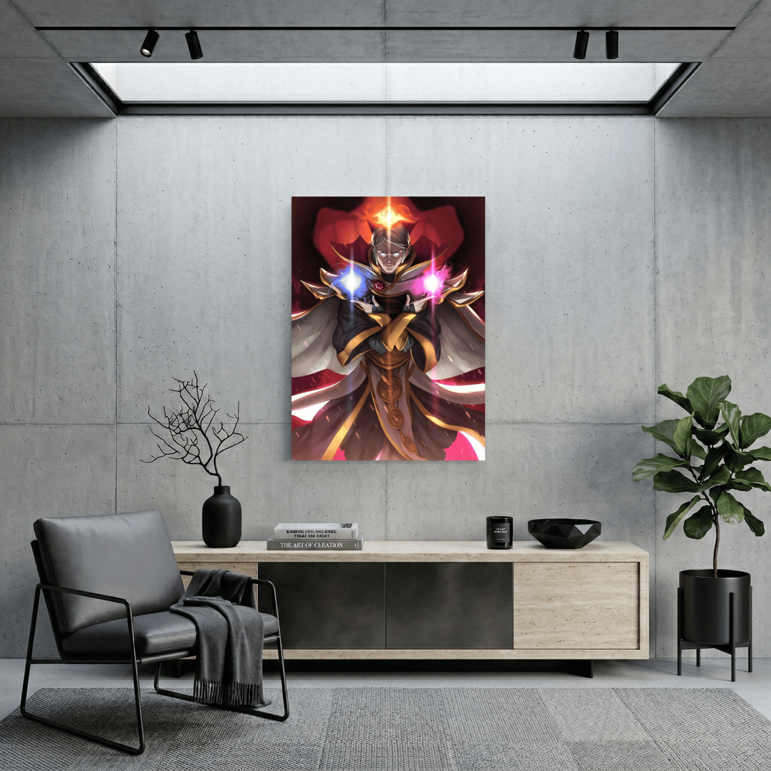 Картина на металі з Invoker