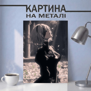 Картина на металі з Nier: Automata (Руїни храму)
