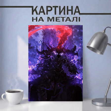 Аниме картина на металле с Игрис