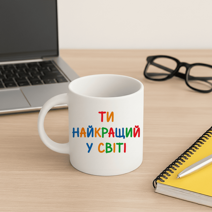 Кружка Ти найкращий у світі
