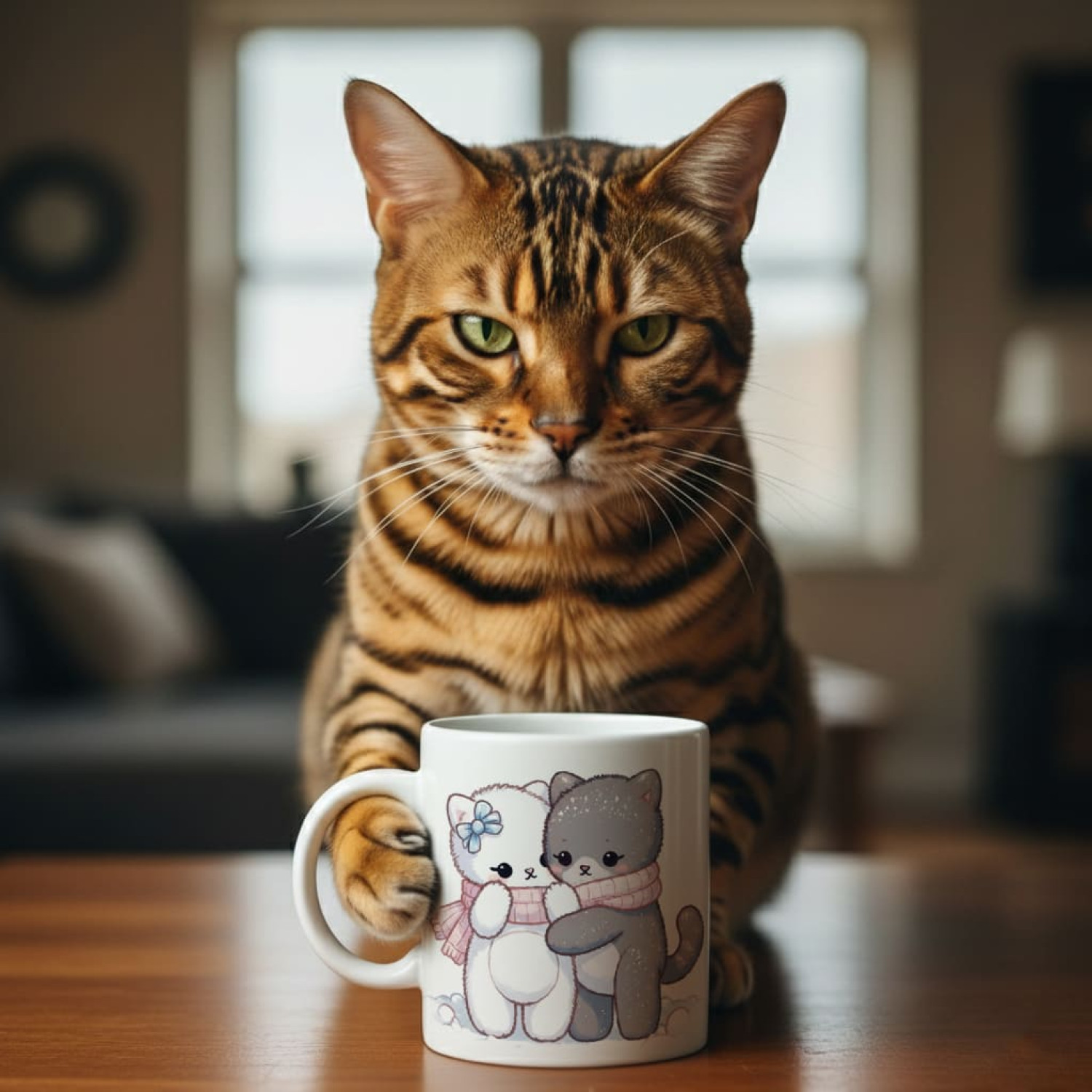 Кружка Котики в шарфіках