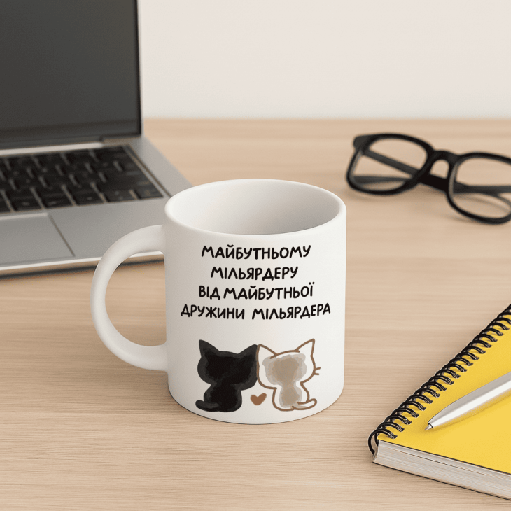 Кружка Мільярдеру від дружини