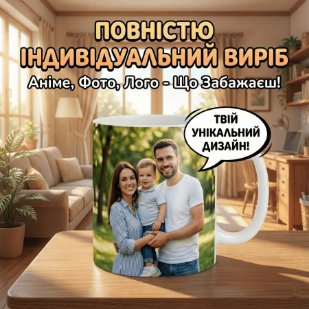 Кружка з сімейним фото
