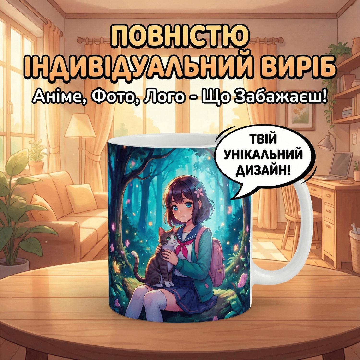 Створи індивідуальну кружку