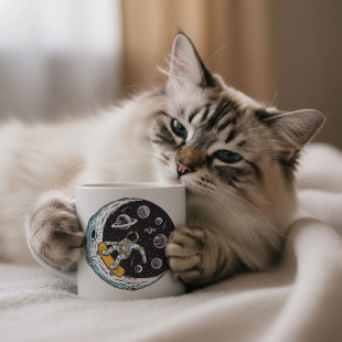Кружка Космический скейтинг