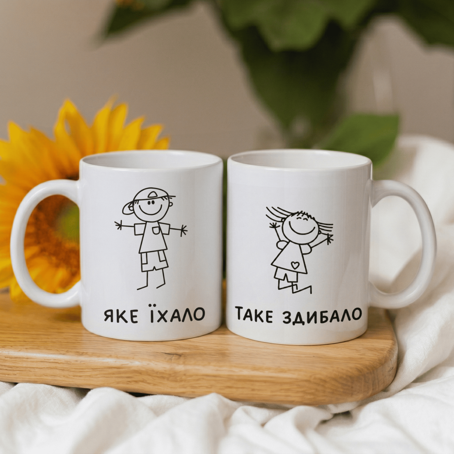 Парные кружки Какое ехало — такое встретило