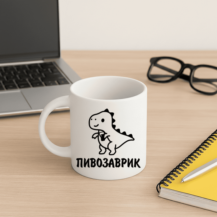 Кружка Пивозаврик