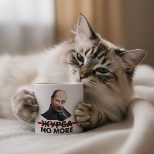 Кружка Журба No More з портретом Тараса Шевченка