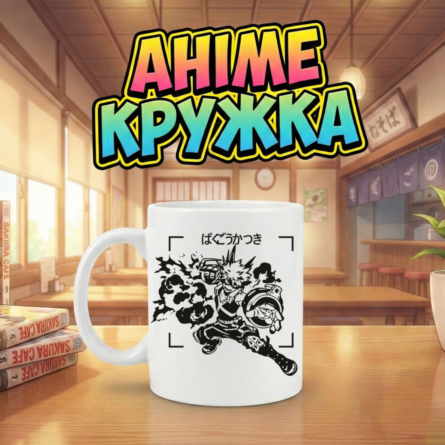 Аніме кружка Кацукі Бакуґо - My Hero Academia