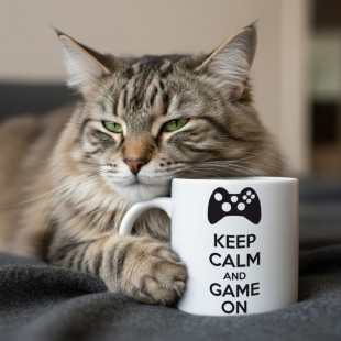 Кружка Keep Calm and Game On