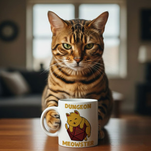 Кружка Dungeon Meowster
