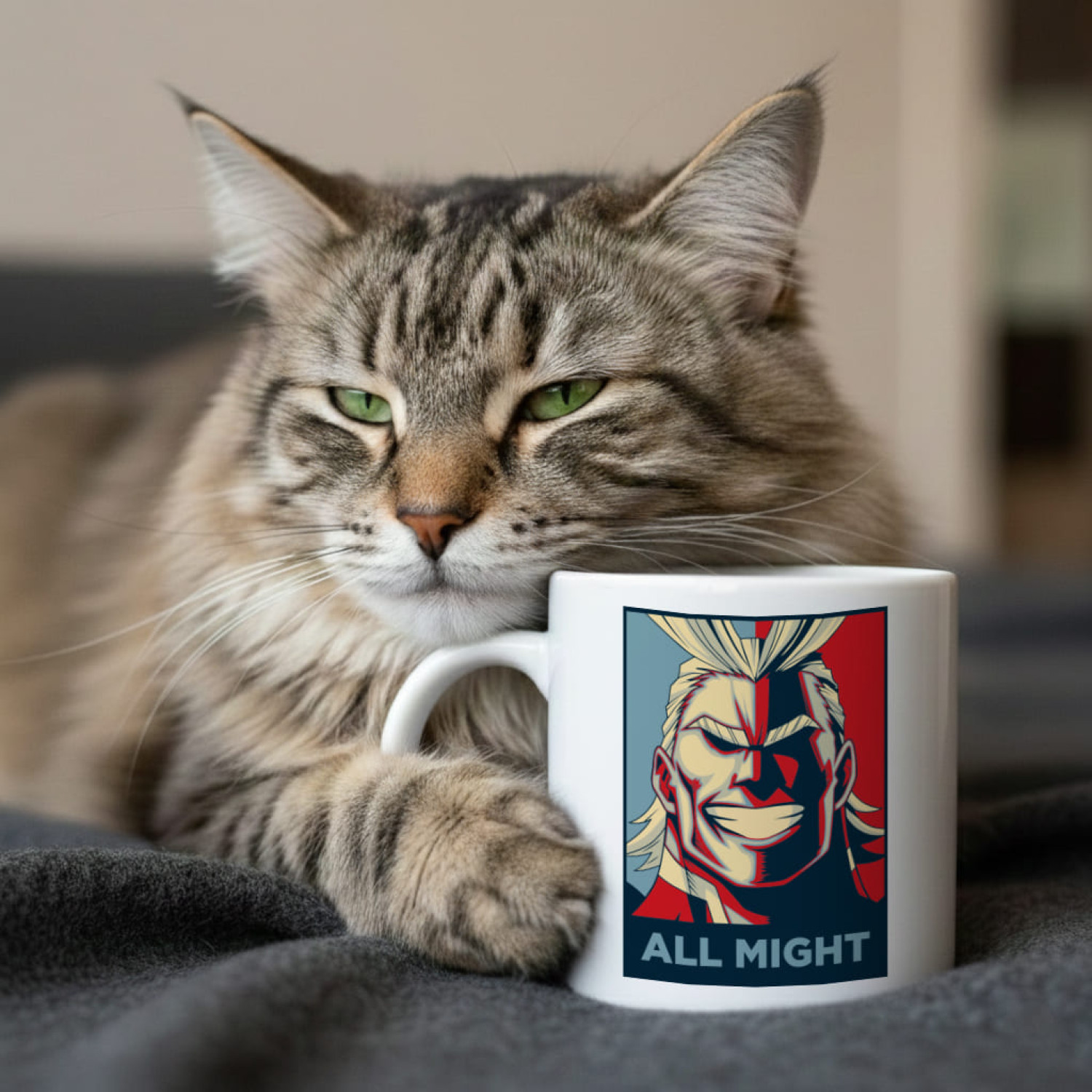Аніме кружка з персонажем All Might - My Hero Academia