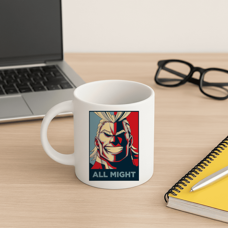 Аніме кружка з персонажем All Might - My Hero Academia