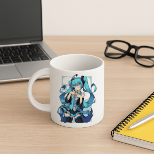 Аниме кружка с персонажем Хацуне Мику (Hatsune Miku)