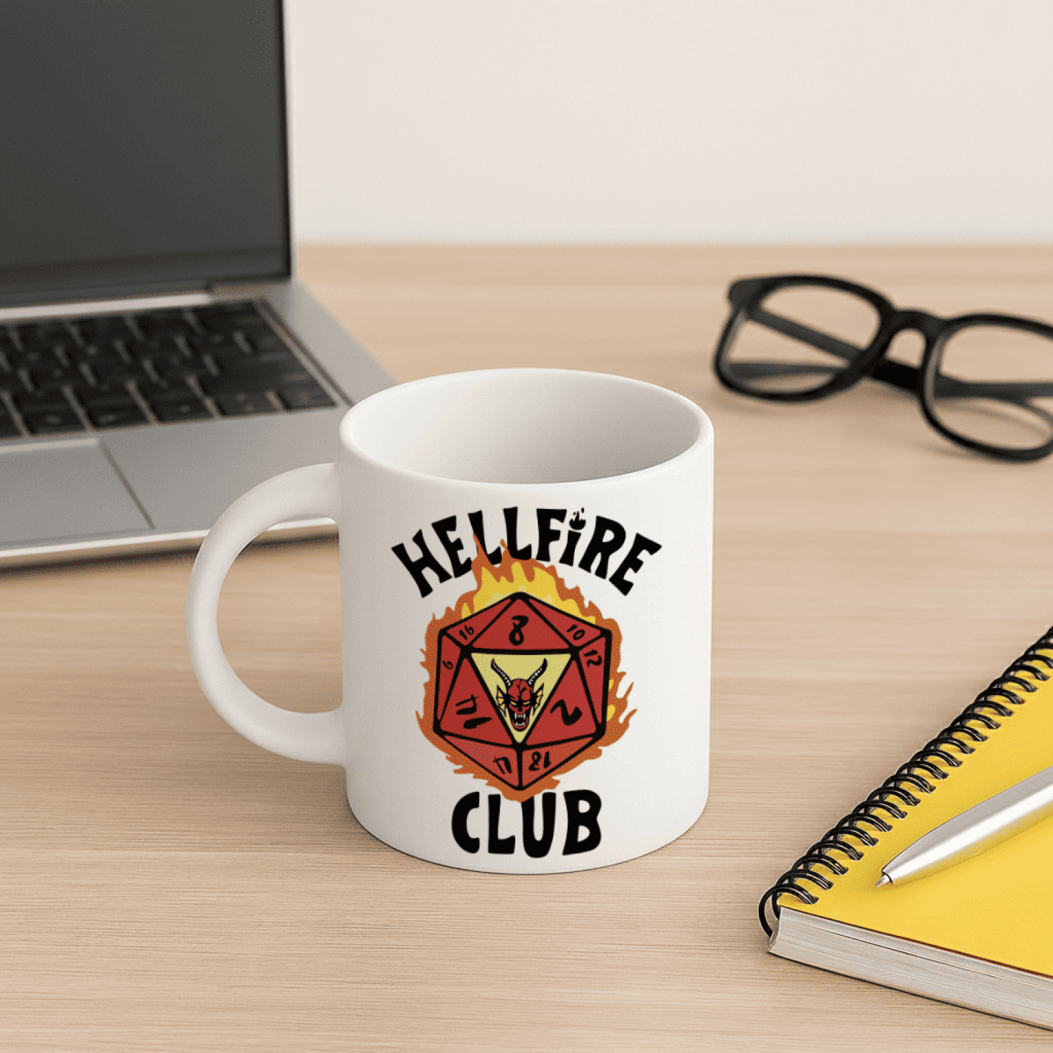 Кружка Hellfire Club (Дивні дива) з кольоровим принтом