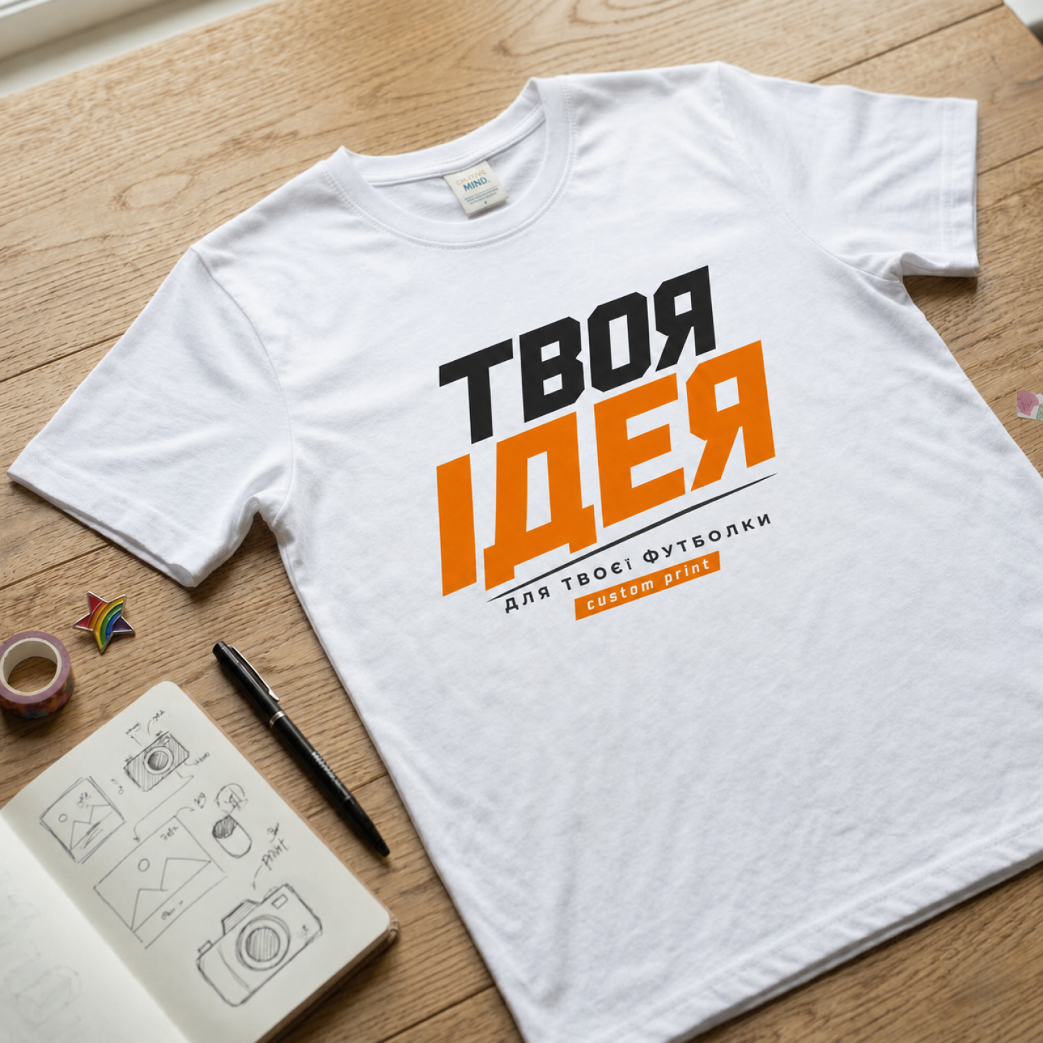 Футболка с индивидуальным принтом
