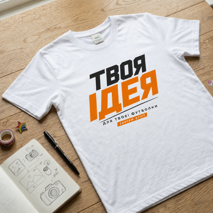 Футболка с индивидуальным принтом