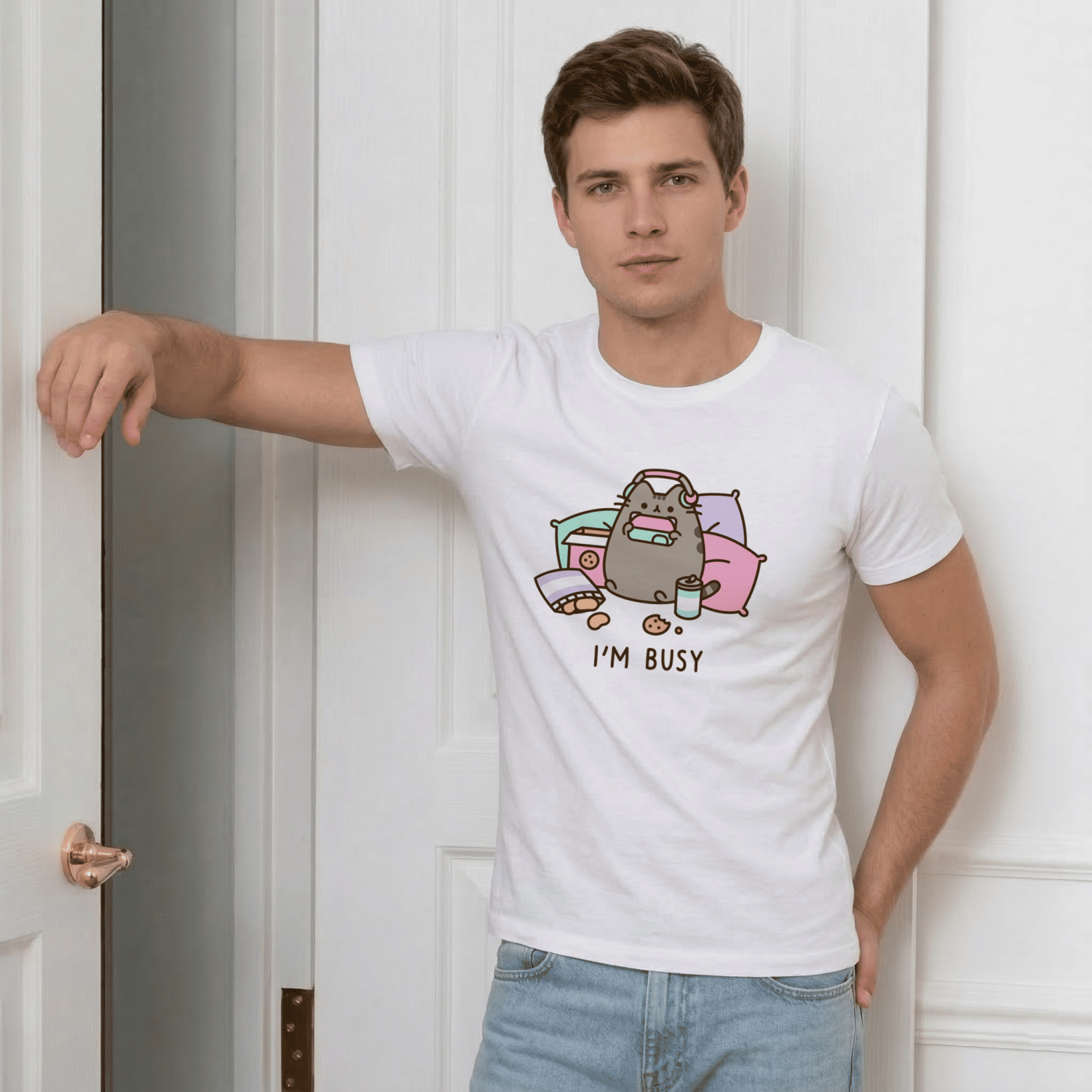 Футболка I'm Busy (Pusheen)