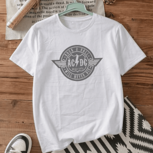 Футболка AC/DC: Rock & Roll Will Never Die