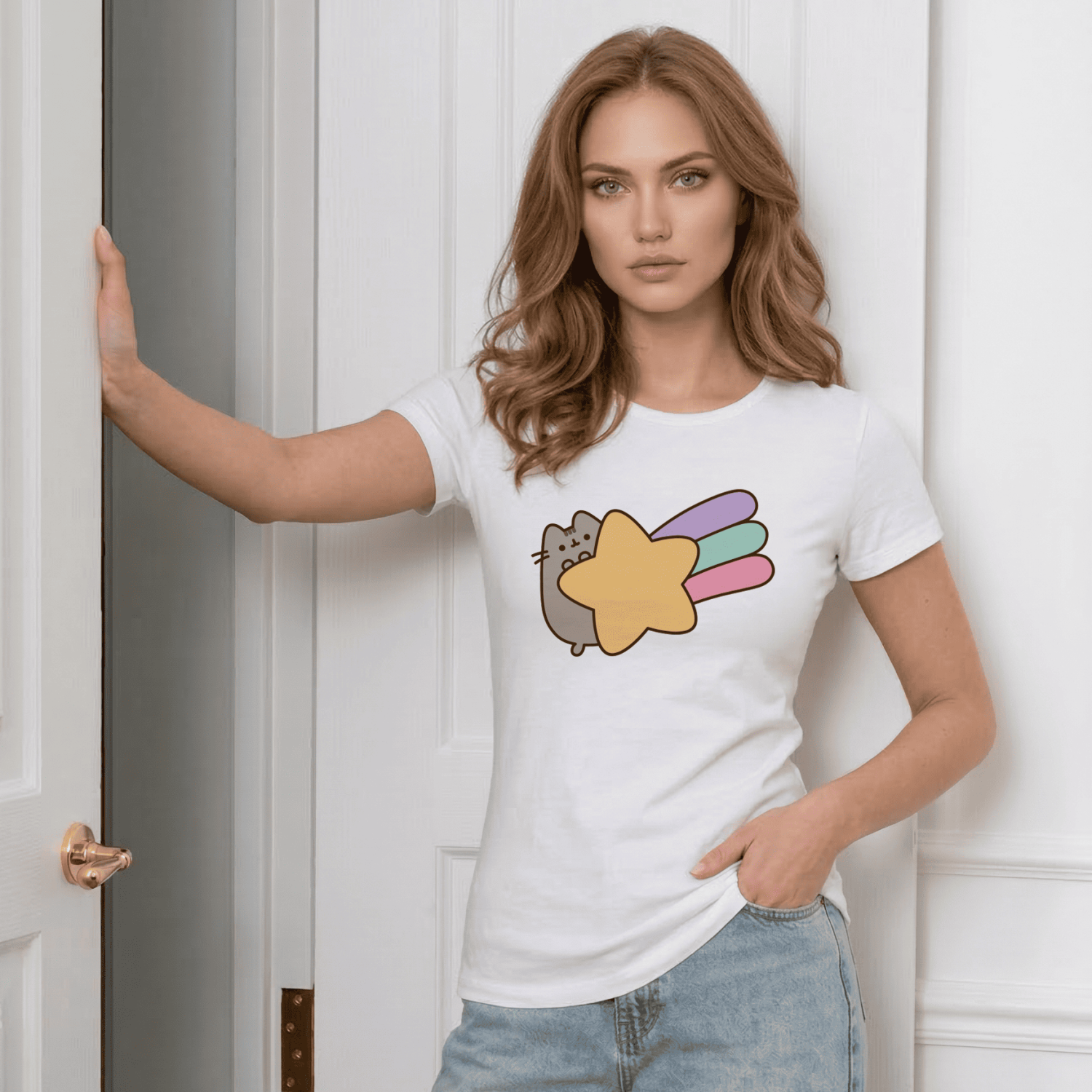 Футболка Pusheen з зіркою