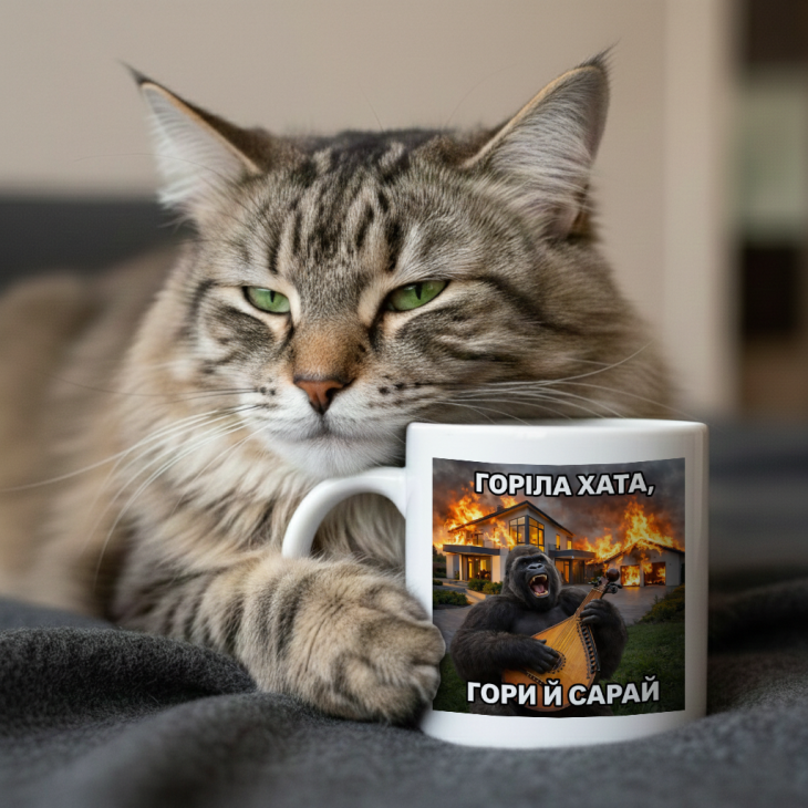 Кружка Горіла Хата