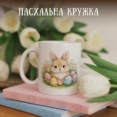 Кружка Кролик серед яєць