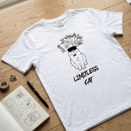 Аниме футболка Limitless Cat
