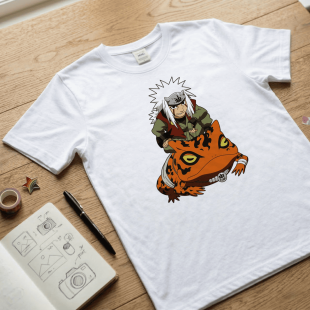 Аниме футболка Naruto с персонажем Jiraiya