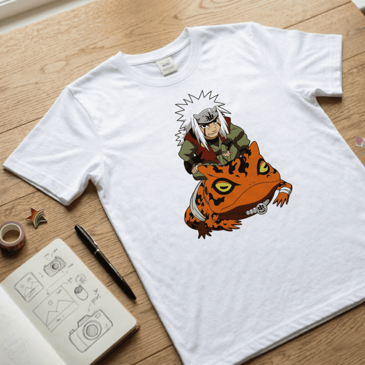 Аніме футболка Naruto з персонажем Jiraiya