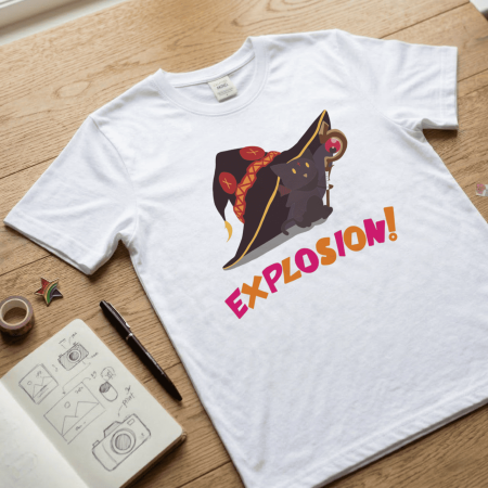 Аниме футболка KonoSuba с персонажем Megumin