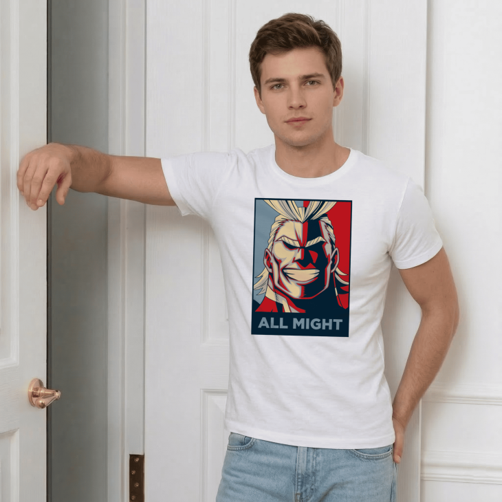 Аніме футболка My Hero Academia з персонажем All Might