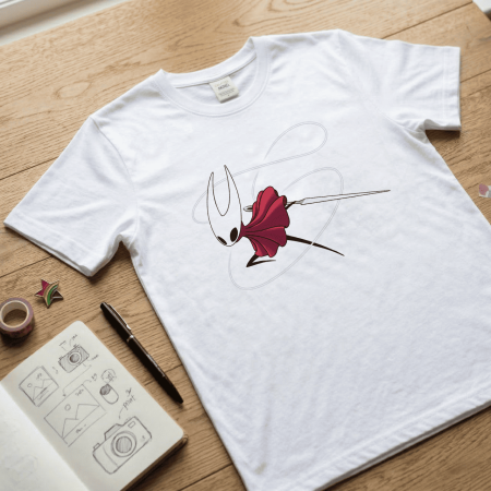 Футболка Hollow Knight с персонажем Hornet