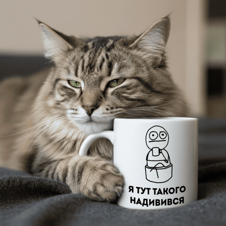 Кружка Я тут такого надивився