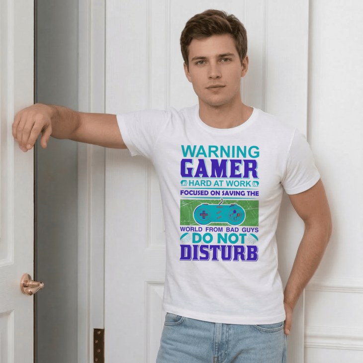 Футболка Warning Gamer