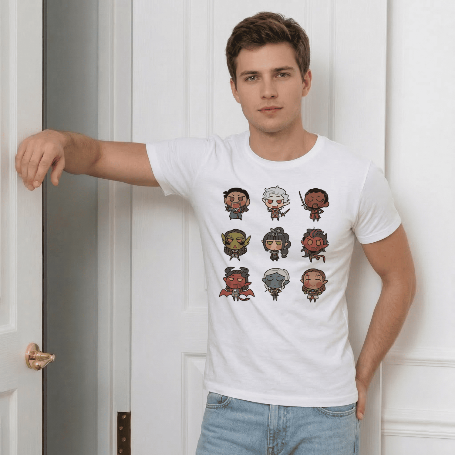 Футболка Baldur’s Gate 3 Chibi Heroes