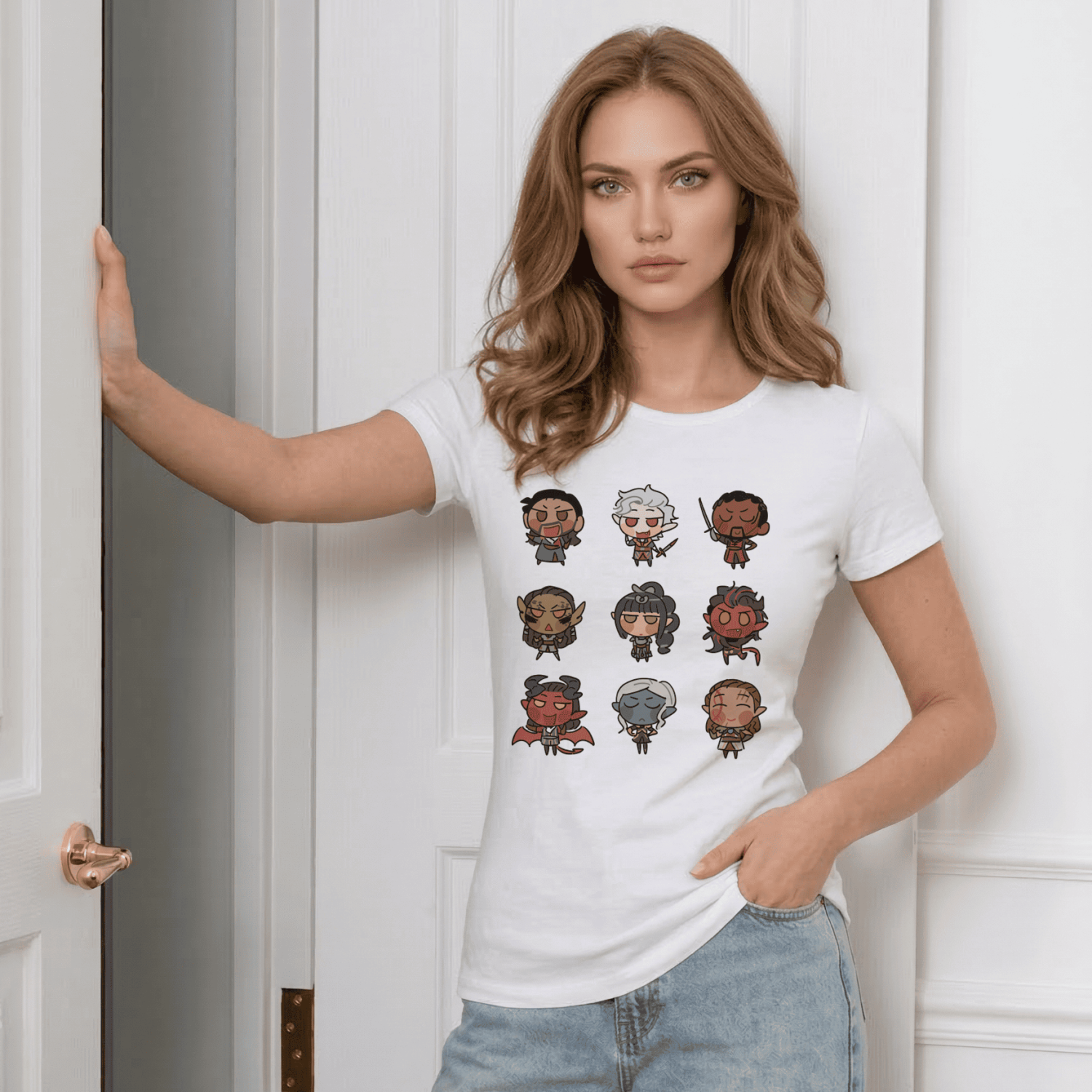 Футболка Baldur’s Gate 3 Chibi Heroes